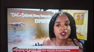 Reportage exposition Ecosystèmes sur Canal 10