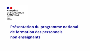 Séance introductive du plan national de formation 2025-2026 des nouveaux arrivants