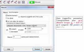Réglages de LoggerPro pour étudier la charge d'un condensateur.mp4