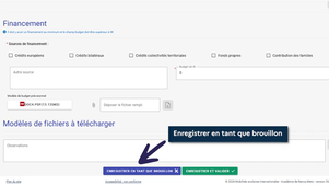 Déclarer une mobilité collective élèves - assignation et mode brouillon