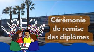 2025/2026 Cérémonie de remise des diplômes des élèves UPE2A