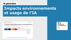 Impacts environnementaux et usages IA