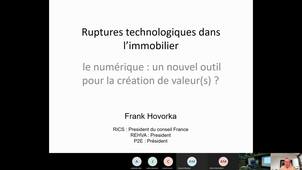 Ruptures technologiques dans l’immobilier – Le numérique : un nouvel outil pour la création de valeur(s) ? – EduBIM 2020