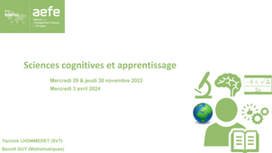 Teaser formation sciences cognitives Maroc 2023-2024