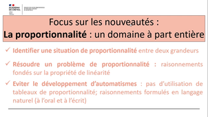 Nouveaux programmes de mathématiques en C3