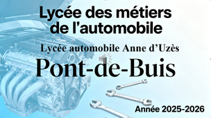 Lycée automobile Anne d'Uzès - Année 2025-2026