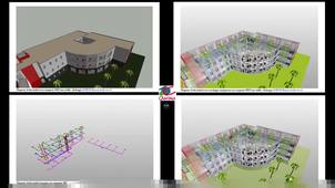 BIM - Visites virtuelles et réalité virtuelle immersive lunettes VR avec REVIT: ehpad boucau 4 mosaiques