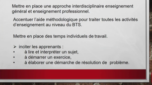 BTS Finitions, Aménagement des Bâtiments : Conception et Réalisation: Les co-interventions