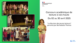 Concours académique de lecture à voix haute, île de La Réunion 2025