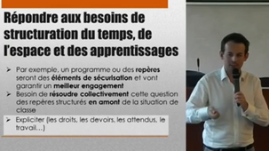 Structurer temps espace et apprentissages Formation ECP - Vidéo 4 Caroff