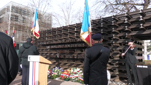 Dépot de gerbes - Cérémonie du 81ᵉ anniversaire de la libération d’Auschwitz-Birkenau 2026