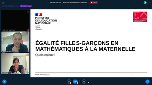 Égalité filles-garçons en mathématiques à la maternelle - Nathalie Sayac - Vidéo 2 sur 2