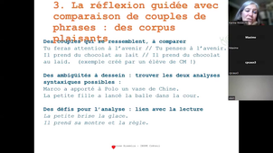 Karine RISSELIN Se lancer dans les chantiers de grammaire avec ses élèves - Visio du 07-01-26