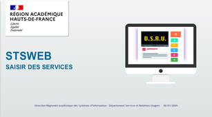 STSWEB Saisie des services