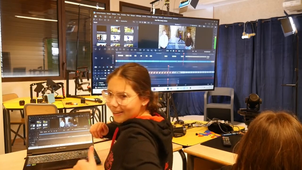 Générique club audiovisuel du collège du Larzac