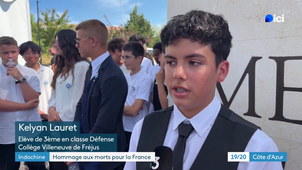 2025/2026 Reportage de France 3 Côte d'Azur sur la cérémonie d'hommage aux morts pour la France en Indochine