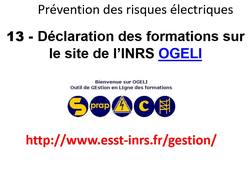 14-Déclaration des formations sur le site de l’INRS OGELI