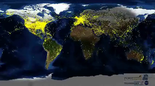 World Air Traffic 24 Hour Period.mp4