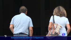 Exhumaciones en el valle de Cuelgamuros (12-06-23, RTVE)