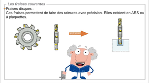 Cours : Les outils de fraisage