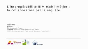 L’interopérabilité BIM multi-métiers : la collaboration par la requête – EduBIM 2020