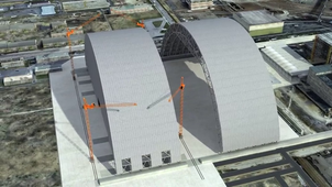 Tchernobyl, 100 ans sous cloche animation création sarcophage