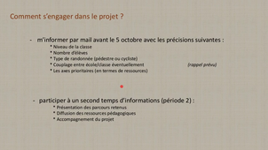 Présentation Projet Bouger pour mieux apprendre