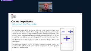 2- Présentation des ressources : Les suites géométriques : patterns - V. PANTALONI