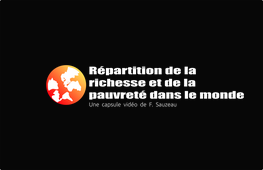 La répartition de la richesse et de la pauvreté dans le monde