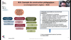 PNF 2023/2024 - 1er webinaire :  Rénovation du BTS BIOTECHNOLOGIES EN RECHERCHE ET EN PRODUCTION