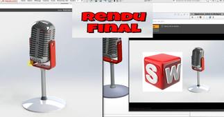 #MC 11 -- Rendu réaliste --Tuto SolidWorks -- image de synthèse
