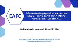 Préparer un CAPES, CAPET, CAPLP, le CAPEPS ou le concours de recrutement interne des CPE ou PSY-EN