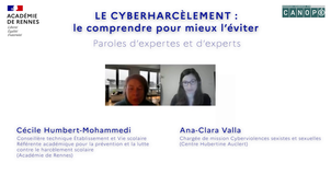 Le cyberharcèlement #3 - Parole d'experte : Ana-Clara VALLA (Centre Hubertine Auclert)