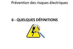 6 QUELQUES DEFINITIONS