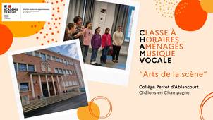 CHAM Vocale Arts de la scène - Capsule -Collège Perrot d'Ablancourt.mp4