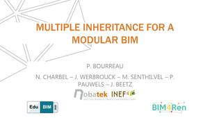 Multiple inheritance for a modular BIM