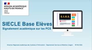 Signalement académique PCS