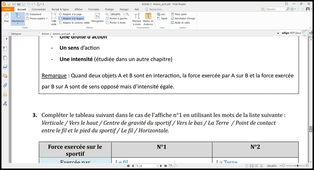 Correction activité 2 : Actions !