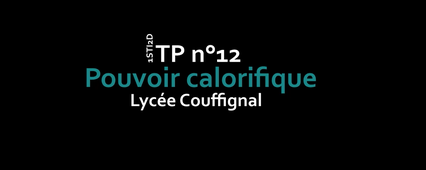 TP n°12 Mesure du pouvoir calorifique