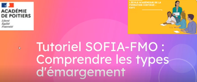 Comprendre les types d'émargement dans SOFIA-FMO