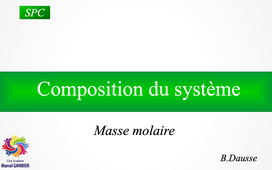 CTM_1a2 : Masse molaire