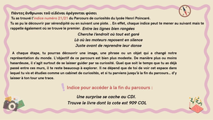 Enigme 21 - Parcours de curiosités 2026