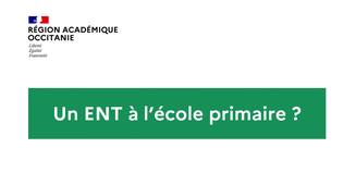 Quels usages d'un ENT à l'école primaire