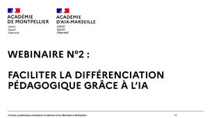Webinaire IA_Biotechnologie STMS_TraAM Aix-Marseille et Montpellier_Faciliter la différenciation pédagogique grâce à l'IA