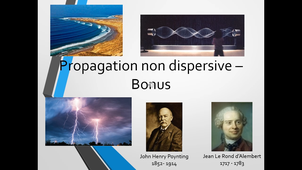 Propagation non dispersive - Bonus