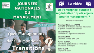 JNM2023 Atelier6 - Le Vivant pour éclairer le management