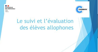 Suivi et évaluation des élèves allophones