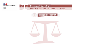Passeport Éducdroit - accompagnement des enseignants
