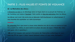 Le doublage de film pour faire travailler l’oral