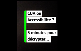 La CUA et l'accessibilité, par Isabelle Ducos-Philippi